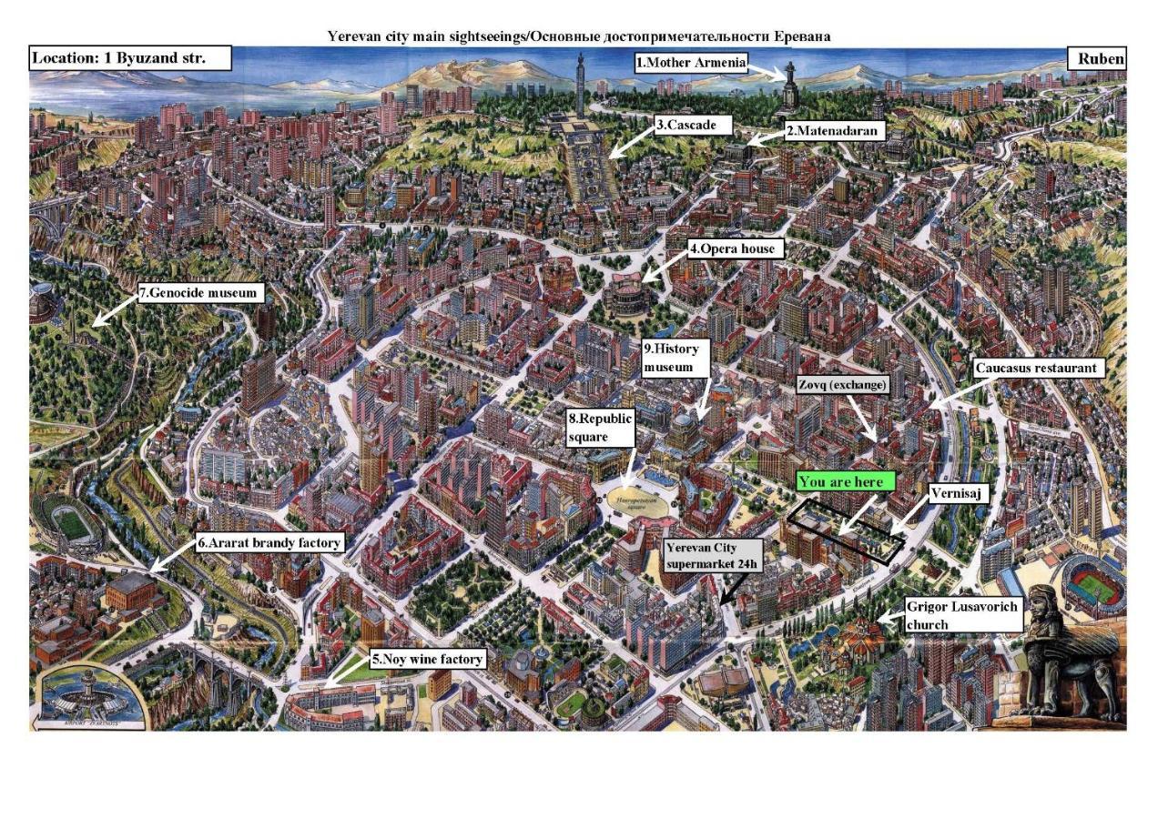 Vernisaj Apt At Republic Square & Ruben Tours Jereván Kültér fotó